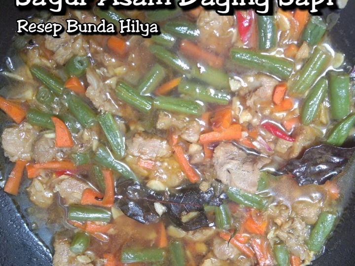 Langkah Mudah untuk Menyiapkan Resep Sayur Asam Daging Sapi yang Uenak Anti Ribet, Mantap Sekali