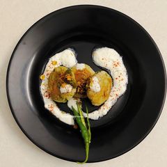 Oats Tikki Chaat A picture of Oats Tikki Chaat.