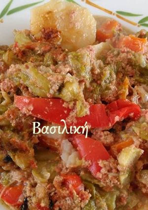 Φωτογραφία της συνταγής Μπάμιες με ταχίνι στο φούρνο