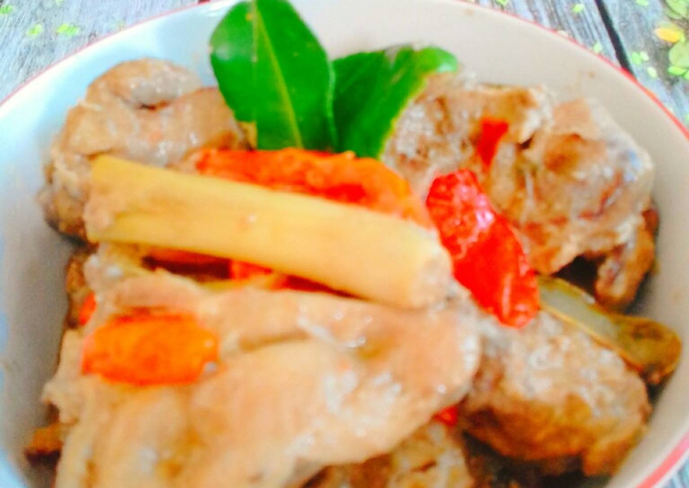 Ati ampela bumbu rendang