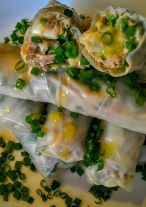 Una foto de SPRING Rolls (rollitos primavera) a la Rusa...!