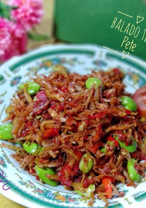 Foto resep Balado Teri Pete
