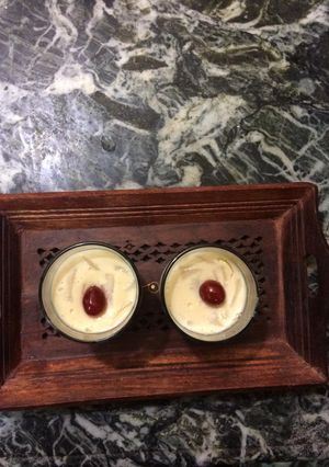 A picture of Tender coconut pudding.