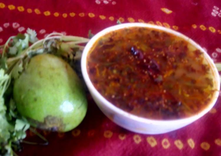 Simple Way to Make Any-night-of-the-week Dal mango curry