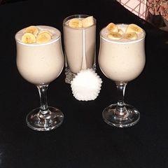 A picture of Banana and coconut smoothie.