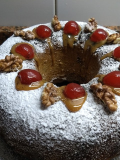 Una foto de Budín de zanahorias y avellana