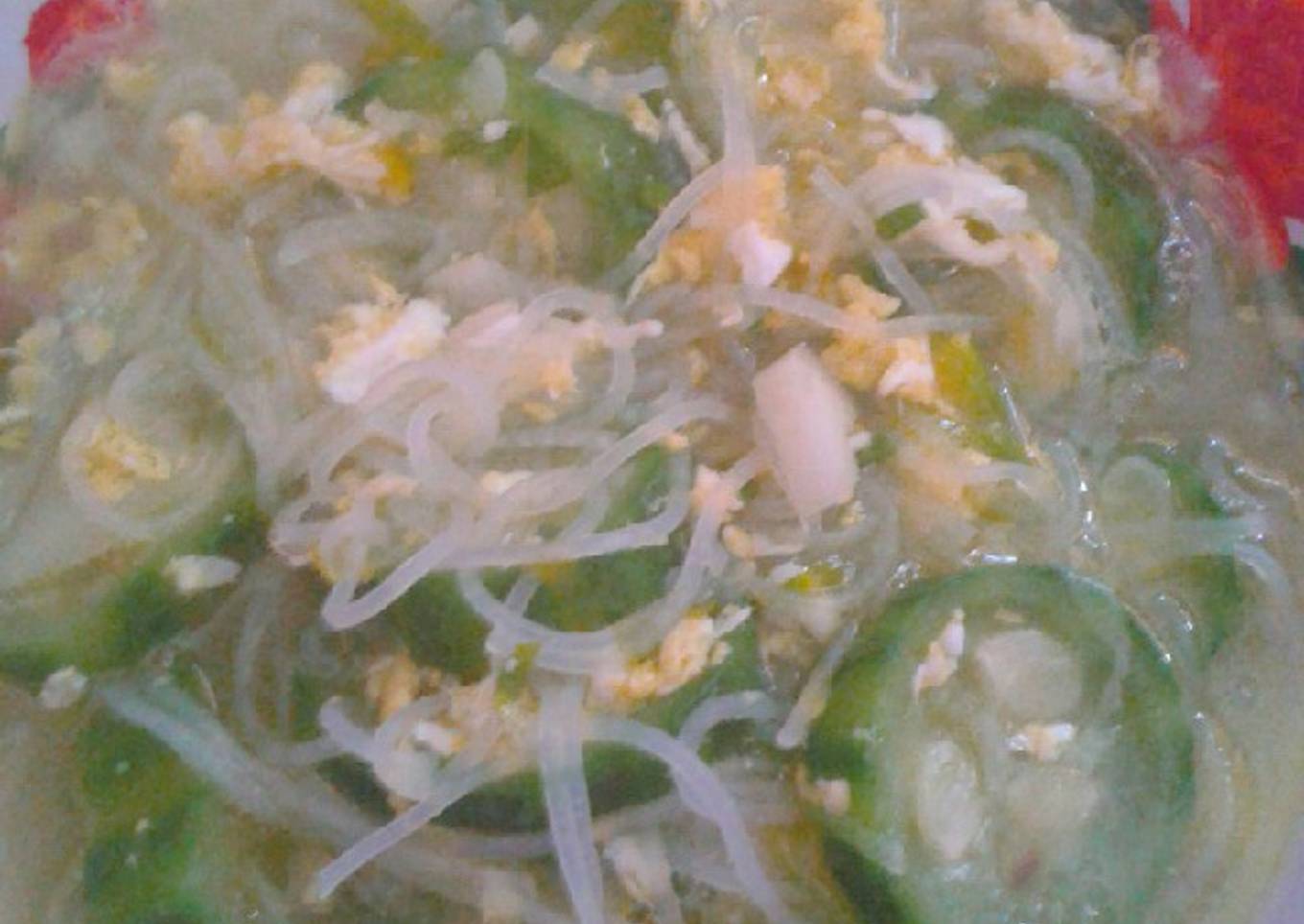 Sayur bening gambas pitulo