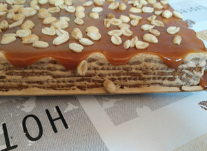Foto de Bolo de Bolacha com Caramelo Salgado