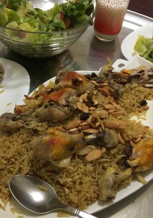 صورة لوصفة الكبسه بالدجاج