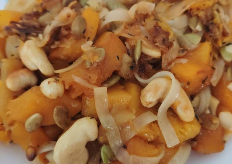 Recipe of Homemade Noodles con calabaza y manzana