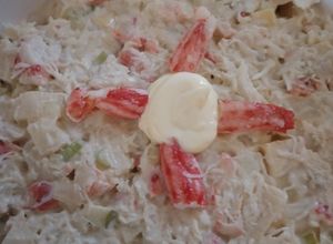 Una foto de Ensalada de centolla