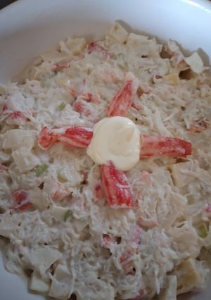 Una foto de Ensalada de centolla