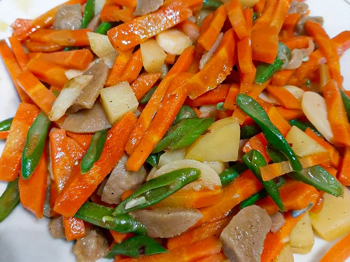 Langkah Gampang Membuat Resep Tumis Wortel Plus Buncis yang Lezat Sekali Anti Ribet, Mantap Sekali