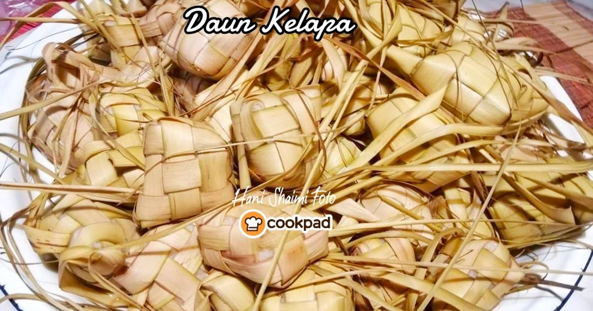 Resipi 15 4 23 Ketupat Nasi Daun Kelapa Oleh Hani Shaimi Cookpad