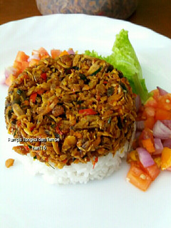 Foto resep Pampis Tongkol Tempe, Pedasnya Kalem