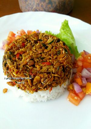 Foto resep Pampis Tongkol Tempe, Pedasnya Kalem