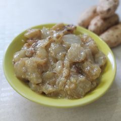 A picture of Sweet Potato Payasam.