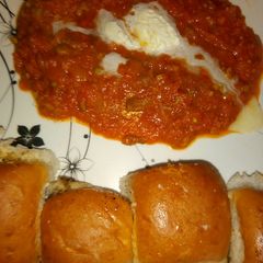 A picture of Paav bhaji.