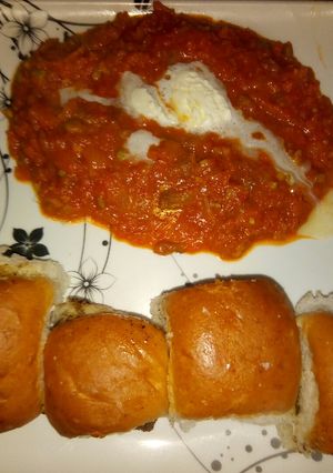 A picture of Paav bhaji.
