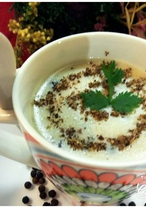 A picture of Bajre ka Raab (Soup).
