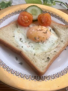 Foto resep Telor ceplok roti tawar