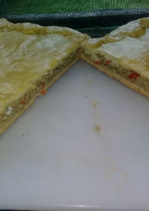 Una foto de Torta de atún🙄una deliciaa!!