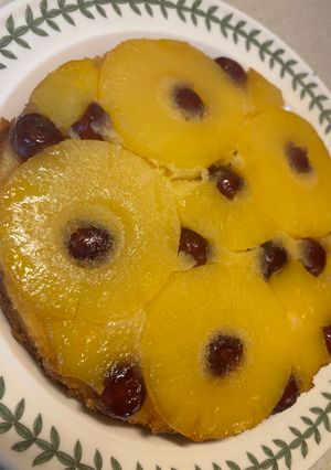 A picture of Fluffy Pineapple Upside-Down Cake.
