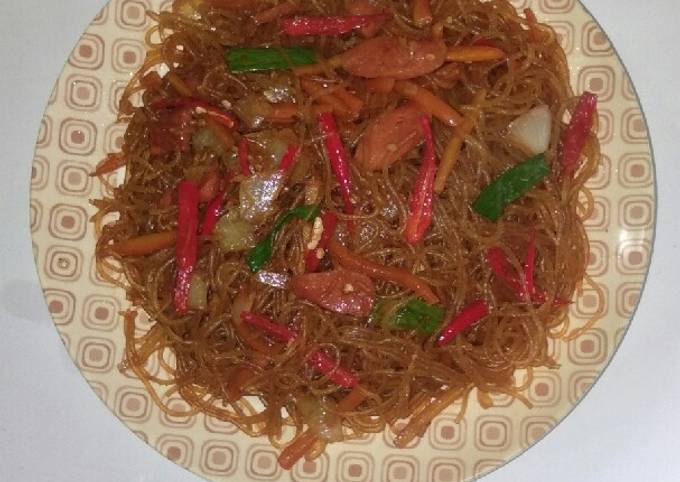 Japchae(bihun goreng korea)