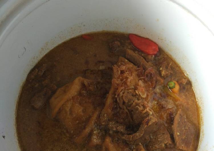 Semur daging tahu ala mommy zjoske