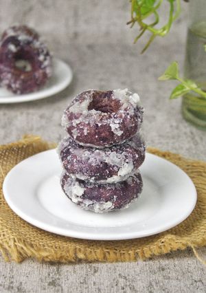 Foto resep Kuih Keria Ubi Ungu