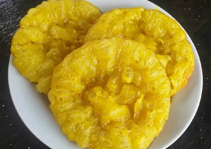 Ini dia! Cara praktis buat Cucur Kunyit yang menggugah selera