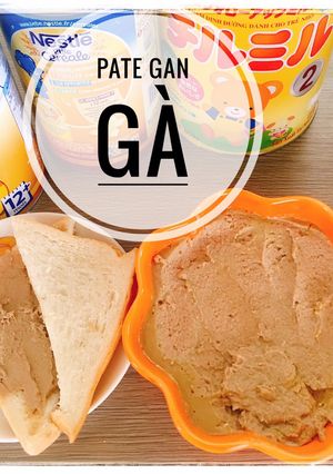 Hình của món Pate gan gà.