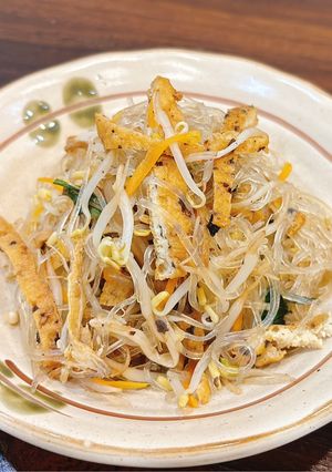 Hình của món Miến Xào Chay Đơn Giản.