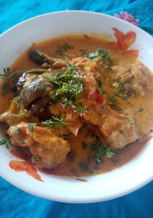 A picture of Masala baingan.