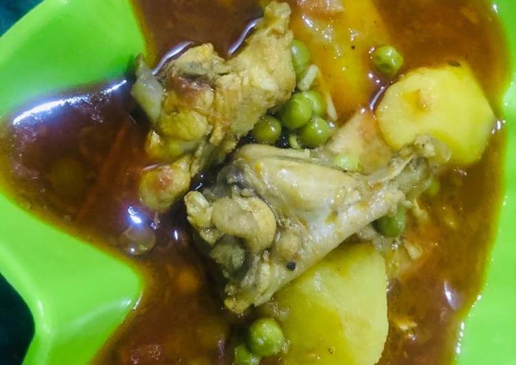 How to Prepare Ultimate Chicken alu matar