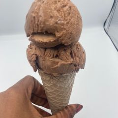 A picture of Chocolate Ice cream.