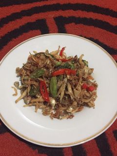 Foto resep Oseng teri nasi