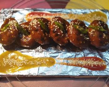 Latest Recipe Veggy Suji Potato SnacksWith Hot and Sweet Garlic sauce Delicious and Healthy