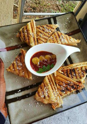 A picture of Easy Grilled cheese Sandwich.