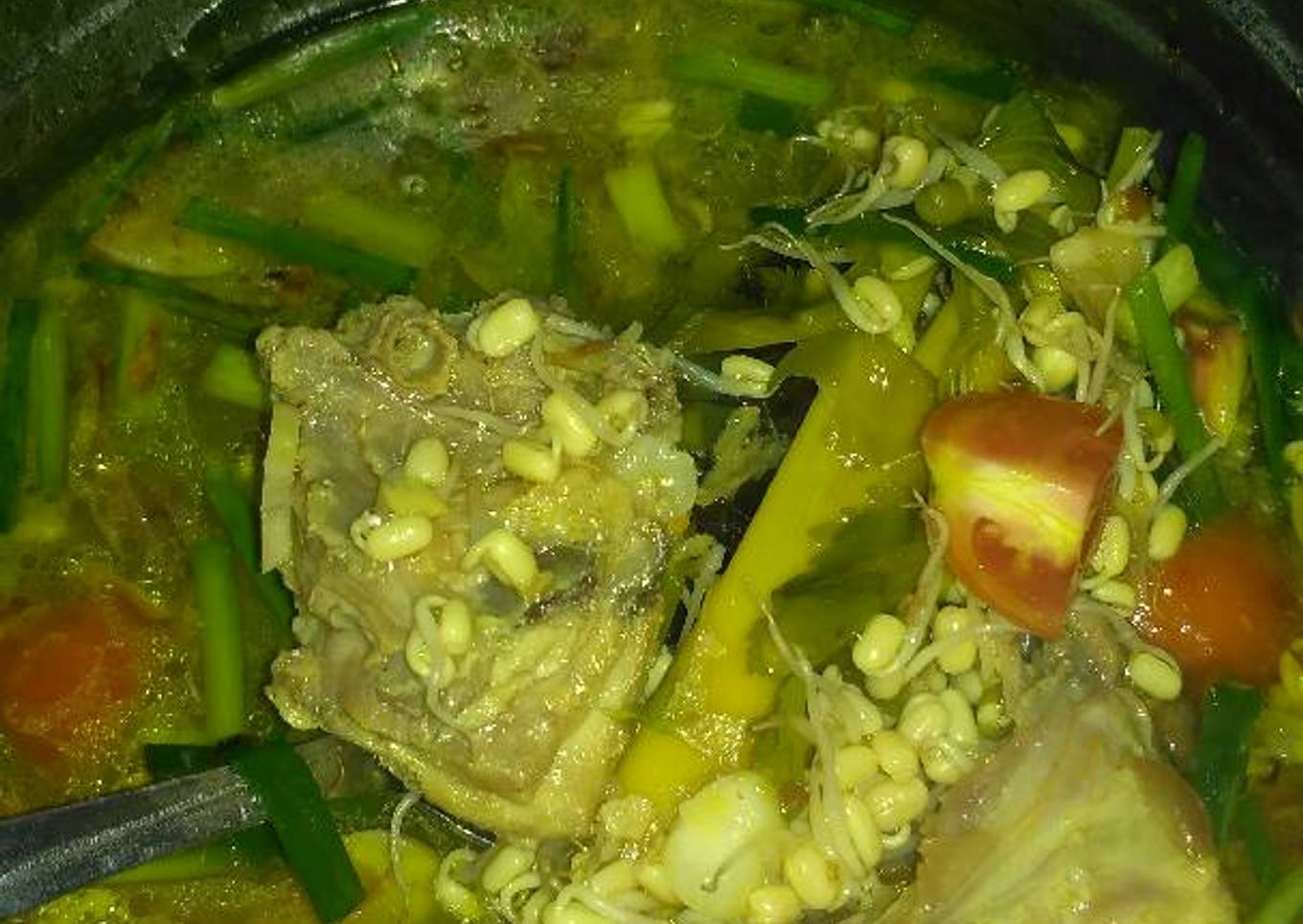 Soto ayam campur aduk