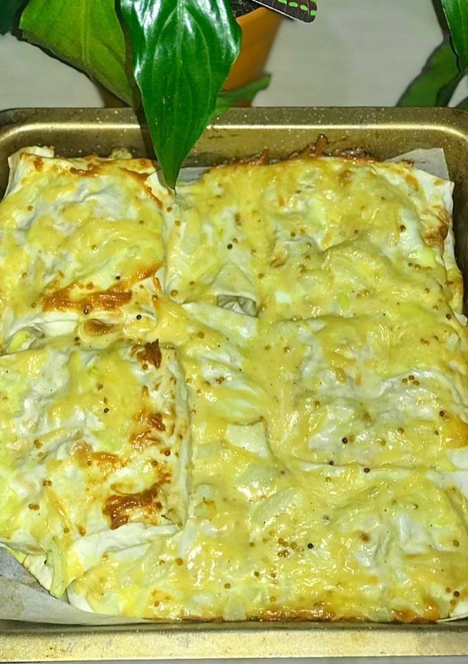 Скумбрия в лаваше