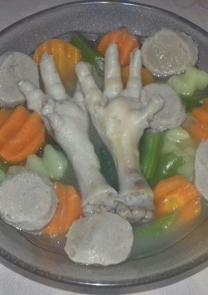 Foto resep Soup Ceker Bakso