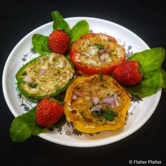 A picture of Egg BellPepper Rings.