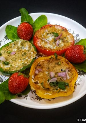 A picture of Egg BellPepper Rings.