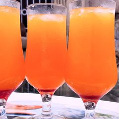 A picture of Mango Orange Blast mocktail.