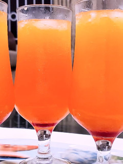 A picture of Mango Orange Blast mocktail.