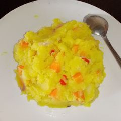 A picture of Mashed potatoes.