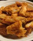 Lườn cá hồi chiên giòn