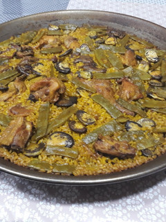 Una foto de Paella Valencia