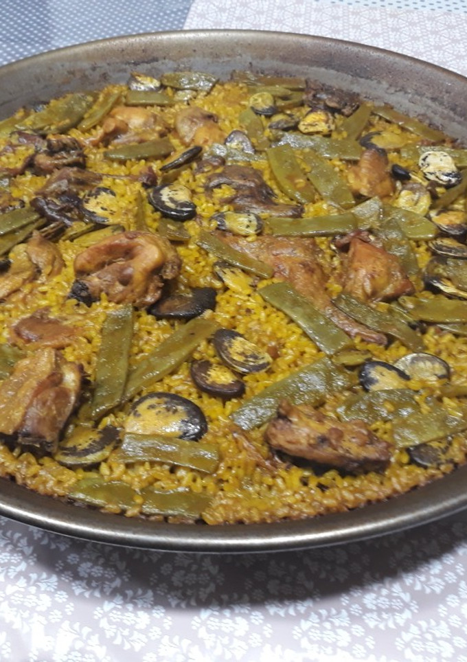 Una foto de Paella Valencia